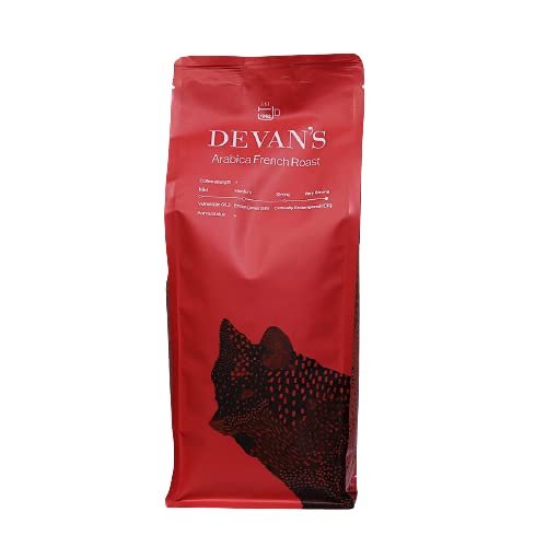 Devan's South Indian Arabica French Roast Filter Coffee Powder : Coffee : 100%, (Strong Roast) 500 GMS (Powder)
