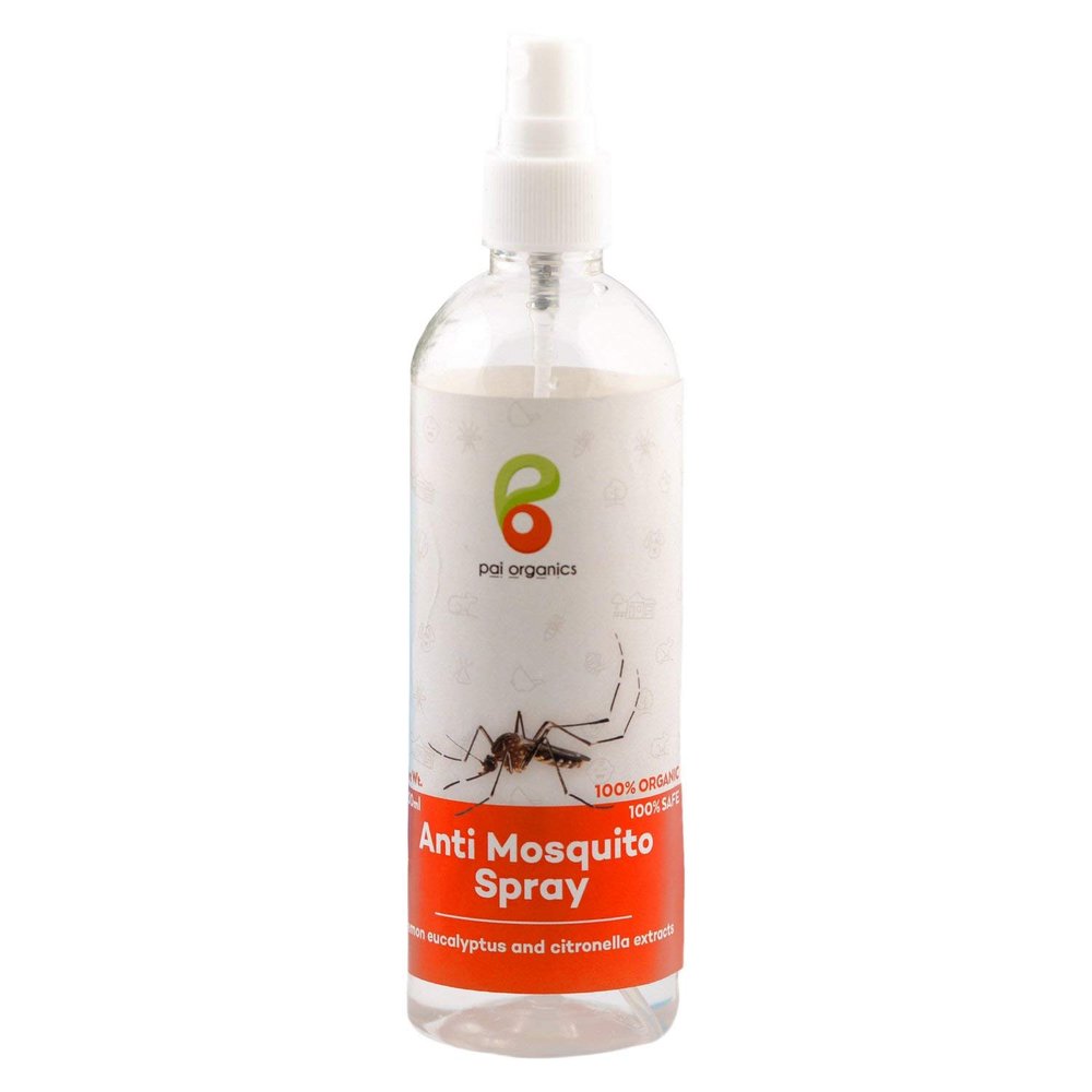Pai Organics Anti Mosquito Spray, Certified Organic with Herbal extracts. (100 ML)