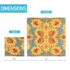 ELINNEE 40 Count Luncheon Napkins, Disposable Napkins Paper Napkins Serviettes Printing Sunflowers for Weeding, Dinner and Party 13 x 13 Inches 3ply  view 2