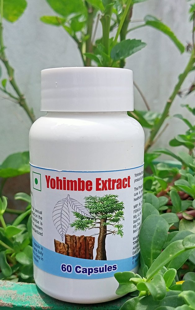 Tonga Herbs YOHIMBE EXTRACT CAPSULES - 60 CAPSULES {GET 1 BOTTLE YOHIMBE EXTRACT 60ML DROPS FREE}