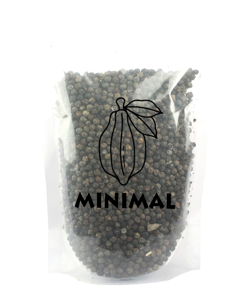 Minimal Whole Black Pepper/Kali Mirch,250g