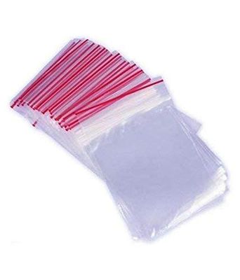 Hudgle Plastic Zip Lock Pouch, 2 x 3 inch, Clear (Pack of 100)