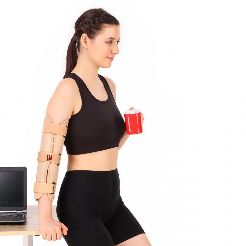 Medilink Foam Elbow Splint For Elbow Support|Wrap Long Lasting Durable By The Brand (Large)
