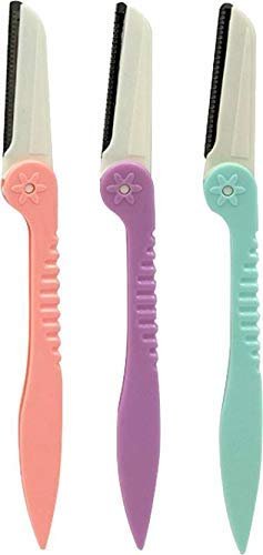 BSBDA Set of 3 Pcs Eyebrow, Neck, Face, Upper Lips As Well As Unnecessary Hairs Remove Disposable Razor