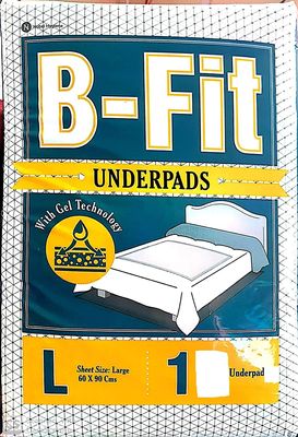 B Fit B-Fit Underpads With Gel Technology (Large)