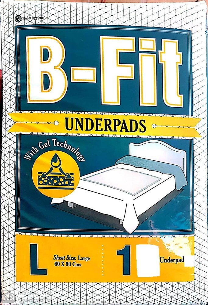 B Fit B-Fit Underpads With Gel Technology (Large)