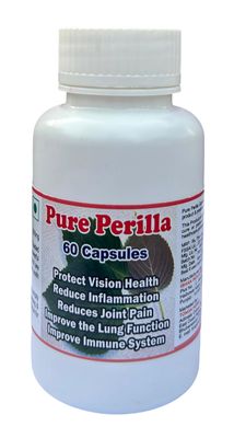 PURE PERILLA CAPSULES - 60 CAPSULES (GET 1 BOTTLE COMPLETE PURE PERILLA 50ML DROPS FREE)