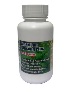 AMERICAN GINSENG PLUS CAPSULE - 60 CAPSULES (GET 1 BOTTLE AMERICAN GINSENG PLUS 50ML DROPS FREE)