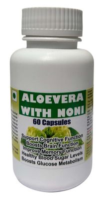 Aloe Vera With Noni Capsule - 60 Capsules (Buy Any Supplement Get The Same 50ml Drops Free)