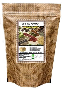 ORGANIC HERBS GOKHRU POWDER 200 GM