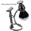 Shaving Razor and Brush Stand Universal Holder for Safety Razor Storage Shave Brush Holder (gunmetal) view 2