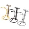 Shaving Razor and Brush Stand Universal Holder for Safety Razor Storage Shave Brush Holder (gunmetal) view 4