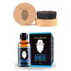 UrbanMooch | Beard Oil & Natural Boar Bristle Beard Brush Combo | Kit of 2 for Men | Shine & Smooth Beard Grooming Set view 1