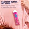 Durex Mutual Climax Condoms for Men & Women - 10 Count with Durex Water based Lube Cherry flavoured Lubricant Gel, Extra Dotted and Ribbed for Pleasure (50ml) view 4