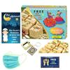 BOGATCHI EID Mubarak Sweets Gift Soan Papdi, 400g + Free EID Mubarak Card + Free Holi Quran view 1