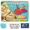 BOGATCHI EID Mubarak Sweets Gift Soan Papdi, 400g + Free EID Mubarak Card + Free Holi Quran view 2
