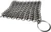 Mythrojan cm Scrubber - 4" Chainmail Scrubber - for Cast Iron Stainless Steel Hard Anodized Cookware and Other Pots & Pans view 1
