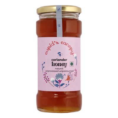 Cupid's Canopy Coriander Honey 500 GMS ' Natural Unprocessed Unpasteurized' from Coriander Flowers
