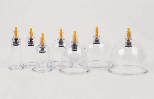 10pcs of Hijama Cupping set With Black Suction Pump