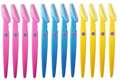Ear Lobe & Accessories Eye Brow Razor - Pack of 12