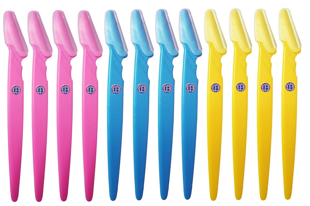 Ear Lobe & Accessories Eye Brow Razor - Pack of 12