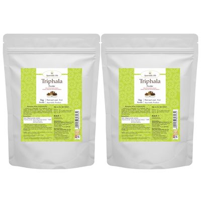 Ayurvedic Life Triphala Powder - 1 kg Value Pack of 2