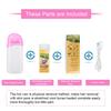 Wax Warmer, Waxing kits, Wax Hair Removal Kit Waxing Roller Depilatory Roll on Wax Heater Roller 100pcs Wax Paper Wax Body Hair Removal Set Home Depilatory Roller Wax Warmer view 2
