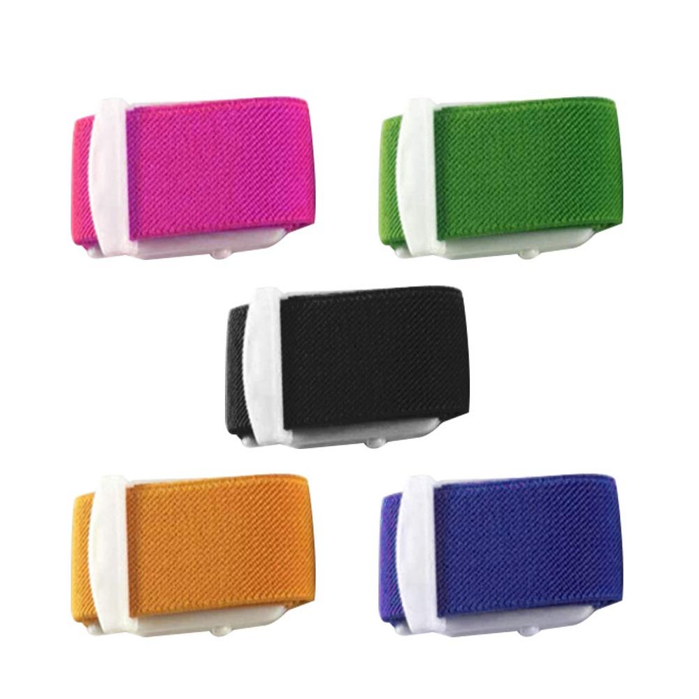 Artibetter 5Pcs Elastic Quick Release Buckle Tourniquet Medical Emergency Tourniquet First aid Supplies (Random Color)