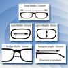 6 Pack Reading Glasses by BOOST EYEWEAR, Traditional Black Frames, for Men and Women, with Comfort Spring Loaded Hinges, Black, 6 Pairs (+2.50) view 3