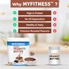 MYFITNESS Peanut Butter Chocolate Flavour, Smooth 1.25kg | 22g Protein | Tasty & Healthy Nut Butter Spread | Vegan | Cholesterol Free & Gluten Free | Zero Trans Fat | Creamy Peanut Butter view 4