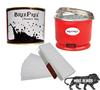 BREEPREE Waxing Automatic Wax Heater Device, Full Body Wax (600 g) Tin Can, Non-Woven Waxing Strips (30 Strips), Wax Applicator Knife Waxing Kit (Chocolate) view 1