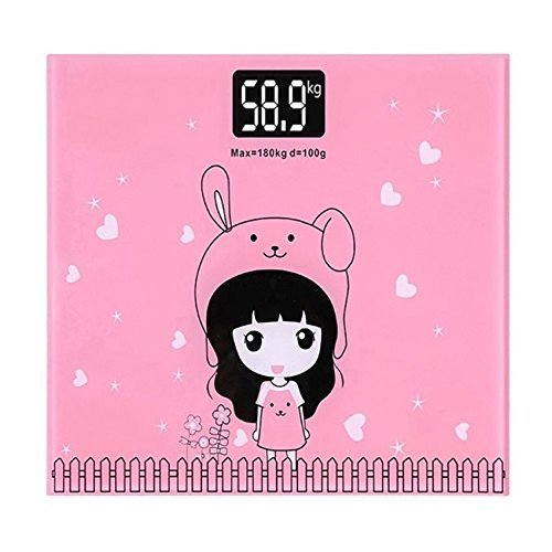 GLIVE (LABEL) Digital Body Scale Electronic Personal Weighing Scales for Body Weight Digital Weight Scale Body Scales Bathroom Scale Lcd Display Health Weight Scale with Step on Technology