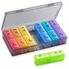 BUG HULL Pill Organizer 2 Times a Day, Large Weekly Pill Box AM PM, 7 Day Pill Case, Day and Night Vitamin Containers for Vitamins, Pill Holder for Supplements view 1