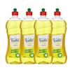 Amazon Brand - Presto! Dishwash Gel | Lemon | 3 Litre | 750 ml x 4 Bottles | Dishwash Liquid | Cuts Through Grease | Safe on Hands view 1
