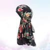 Artibetter Turban Headwear Chemo Cancer Turbans Head Wrap Night Cap for Sleeping for Women (Black) view 3