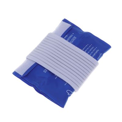 Artibetter Gel Ice Pack Wrap Medical Cooling Compress Bag with Adjustable Elastic Strap for Sprain Muscle Pain Injury Hot Cold Therapy (Blue)