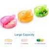 DANYING Large Pill Organizer 2 Times a Day, Weekly Pill Box, AM PM Pill Case, Rainbow Pill Container 7 Day, Twice A Day Vitamin Case view 2