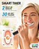 Voom Sonic Go 1 Series Travel Electric Toothbrush | Battery Operated Toothbrush for Adults & Kids, Dentist Recommended, Portable w/ 2 Minute Timer (Black) view 4