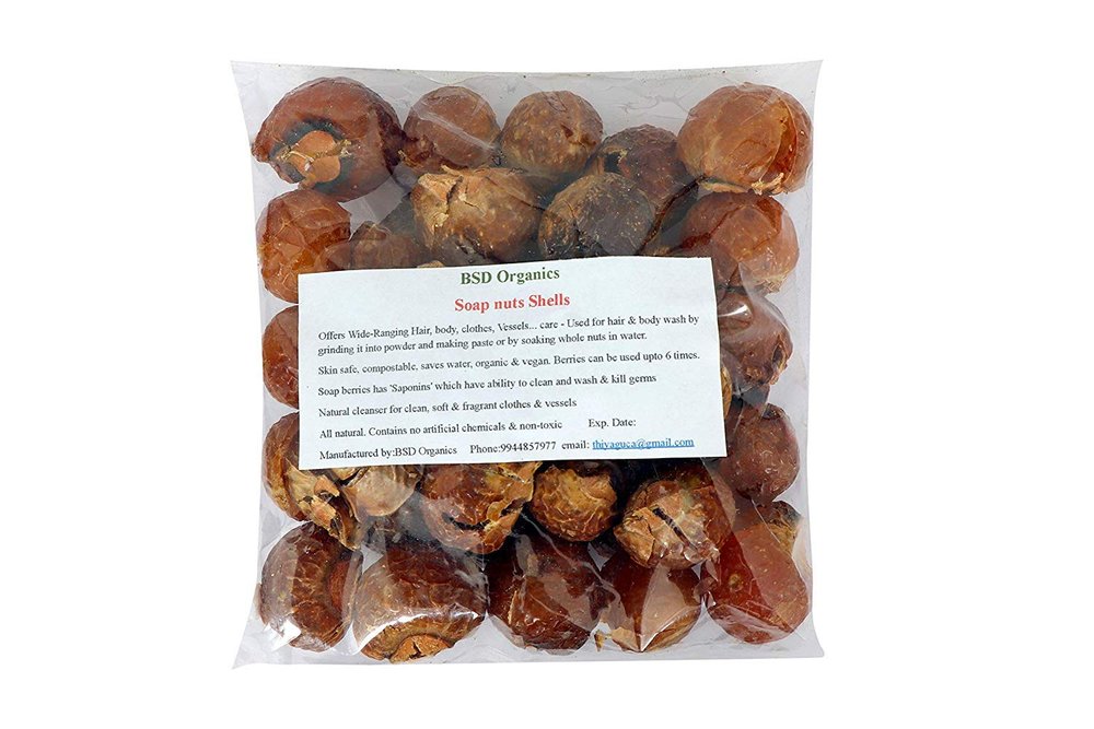 BSD Organics CleanY Powder of Soap Nuts Shells (Reetha, Areetha, Kunkudukaialu) - 4 KG