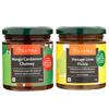 Aamra Homemade Traditional Mango & Cardamom Chutney (200gm) and Vintage Lime Pickle (175gm) - Combo of 2 Pickles view 1