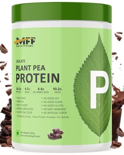 MyFitFuel MFF Plant Pea Protein Chocolate Delight Swirl (500 gm/1.1 lbs)
