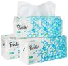 Amazon Brand - Presto! 2 Ply Facial Tissue Soft Poly Pack - 200 Pulls (Pack of 3) & Amazon Brand - Presto! 3 Ply Toilet Paper/Tissue Roll - 12 Rolls (300 Sheets Per Roll) Combo view 2