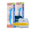 Dentu-Care Denture Case with 2 Denture Cleaning Brushes, Retainer Case with Lid and Draining Basket for Cleaning and Storing view 1