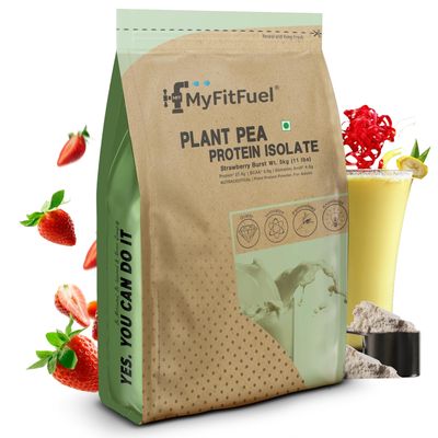 MyFitFuel MFF Plant Pea Protein 1 Kg (2.2 lbs) Strawberry Burst