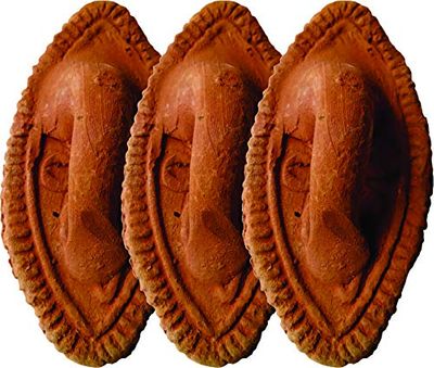 Pumice Stone (Earthen Type 1, Pack of 2+1) PAY only for 2, GET 3