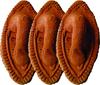 Pumice Stone (Earthen Type 1, Pack of 2+1) PAY only for 2, GET 3 view 1