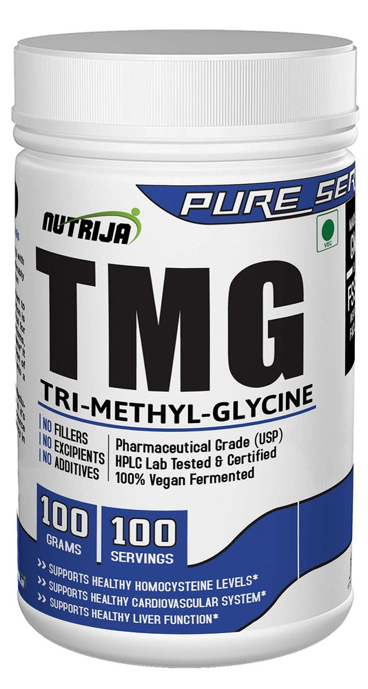 Nutrija-TRIMETHYLGLYCINE (TMG)(Betaine Anhydrous) - 100 grams