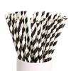 APSAMBR -100 Pack Biodegradable Paper Straws - Different Colors Rainbow Stripe/Polka Dots Paper Drinking Straws - Bulk Paper Straws for Juices, Shakes, Smoothies, Party Supplies Decorations (6mm &8inc) view 2