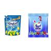 Comfort After Wash Morning Fresh Fabric Conditioner Pouch - 2 L & Easy Wash Detergent Powder, 3 kg Combo view 1