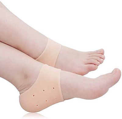AheadStrong Heel Socks - Cushion For Heel Pain Relief, Anti Crack Silicone Socks For Women